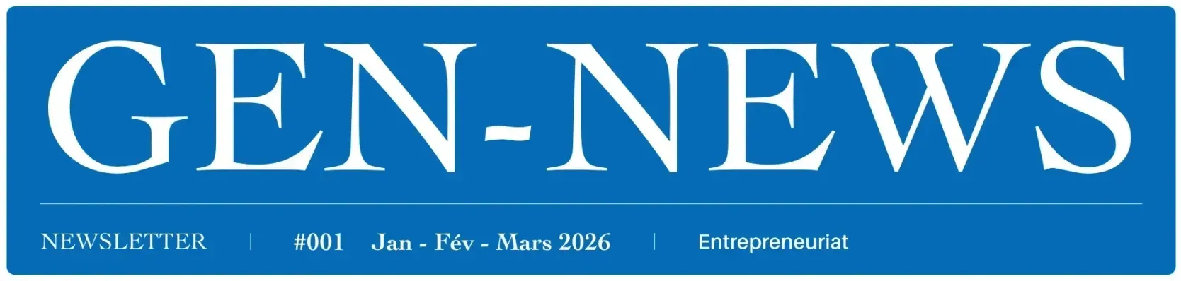 Gen-News #001 - Jan-Fév-Mars 2026